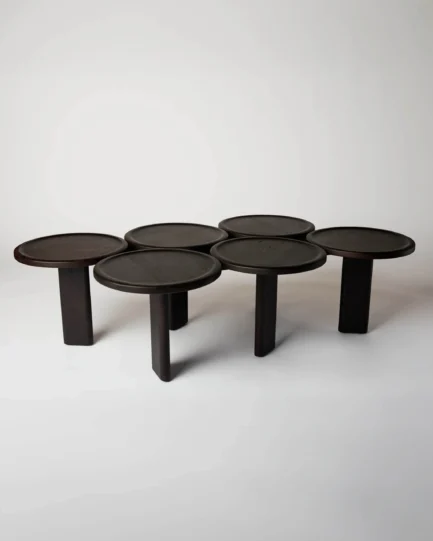 Ako elm wood veener coffetable